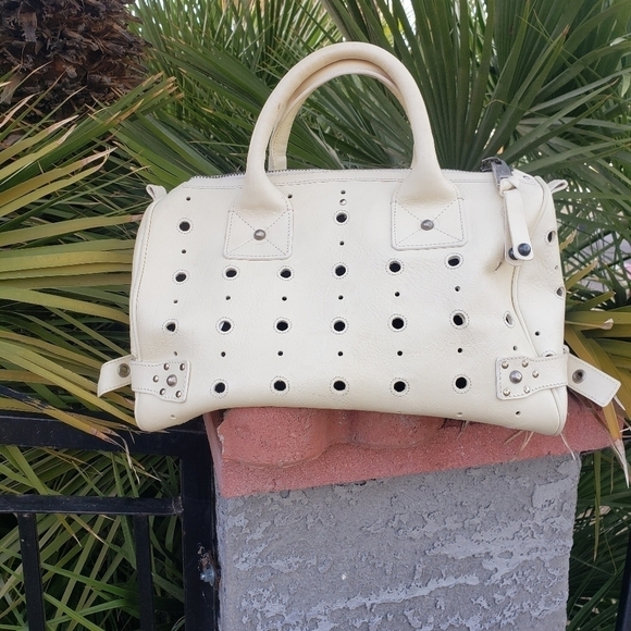 Marc Jacobs Pale Yellow Leather‎ Bridgette Satchel Bag - Picture 4 of 14